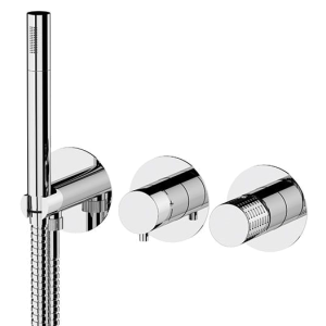 Bath/shower mixer CELEBRITY DUNE | O | three-way lever mixer | Lever | white mattte