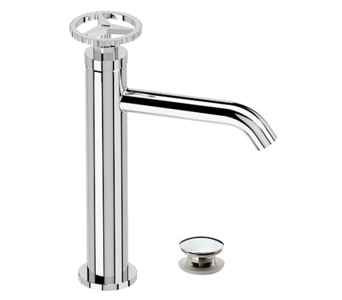 Washbasin faucet Chrono | L | lever lever low | black mattte