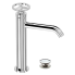 Washbasin faucet Chrono | L | lever lever low | stainless steel color