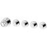 Podomítkový modul Chrono | O | čtyřcestný | white mattte