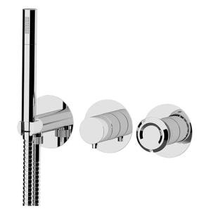 Bath/shower mixer Element | O | 2-way | Lever  | chrome gloss