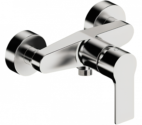 Shower lever faucet ENERGY | stainless steel color