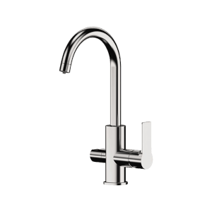 Sink faucet  lever with spray jet | chrome gloss