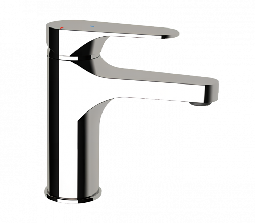 Basin faucet CLASS LINE ECO without hole for handle | stand lever | low | brushed nickel gloss