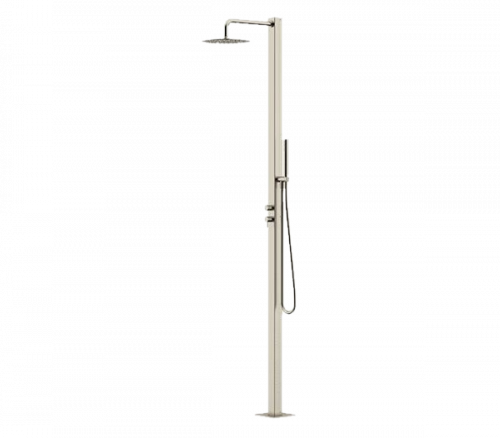 Free standing outdoor shower | Ø 300 | stainless steel