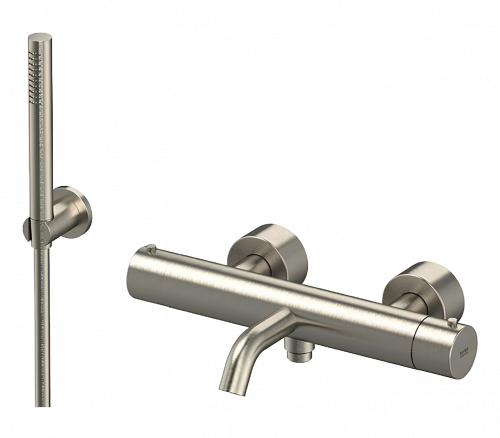 Bathtub faucet fixtures X STYLE INOX | wall-mounted | Thermostatic | stainless steel