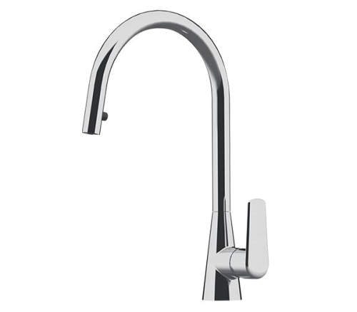 Sink faucet Remer lever mixer, with extending | chrome gloss