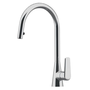 Sink faucet Remer lever mixer, with extending | chrome gloss