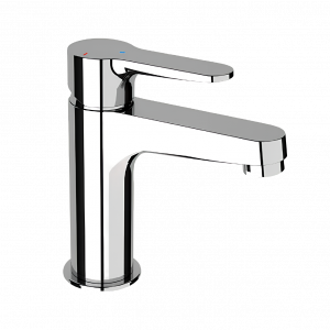 WINNER ECO basin mixer without handle hole | stand lever | low | chrome gloss