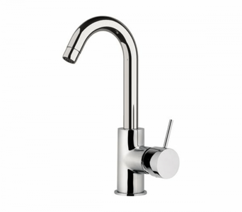 Sink mixer X STYLE stand lever 292 | with swivel nozzle | white mattte