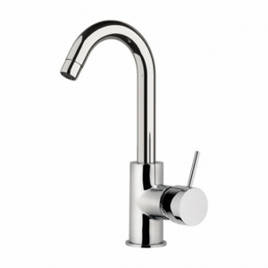 Sink mixer X STYLE stand lever 292 | with swivel nozzle | black mattte