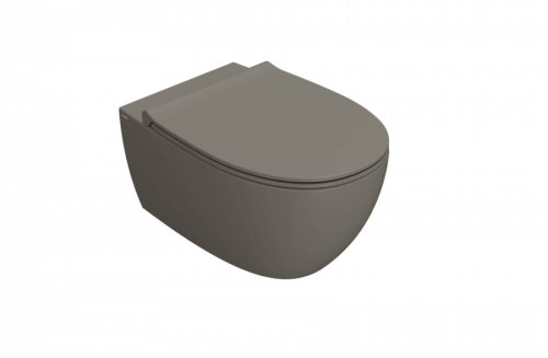 Wall-mounted toilet WC 4ALL | 480 x 370 x 335 | Agate mattte | Rimless