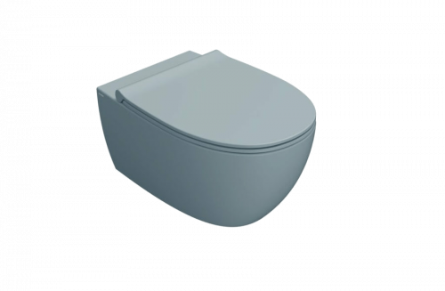 Wall-mounted toilet WC 4ALL | 540x360x330 mm | Blue mattte