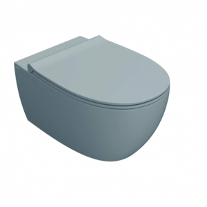 Wall-mounted toilet WC 4ALL | 480 x 370 x 335 | Blue mattte | Rimless