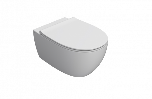 Wall-mounted toilet WC 4ALL | 540x360x330 mm | White mattte