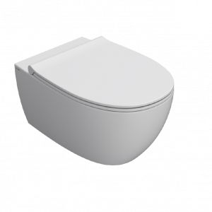 Wall-mounted toilet WC 4ALL | 540x360x330 mm | White mattte