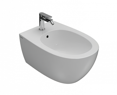 Bidet wall-mounted  4All | 540x360x270 mm | White gloss