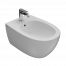 Bidet wall-mounted  4All | 540x360x270 mm | White gloss