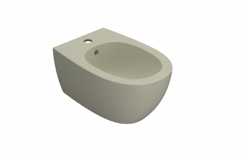 Bidet wall-mounted  4All | 540x360x270 mm | Cashmere mattte