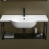 Vessel or wall-mounted sink MODE | 1000 x 490 x 200