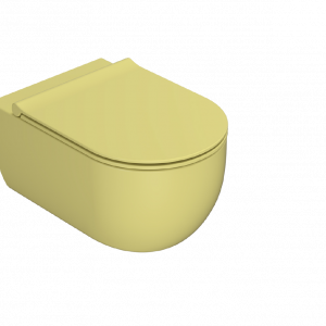 WC MODE | 530 x 340 x 330 | suspended | Mustard yellow mattte