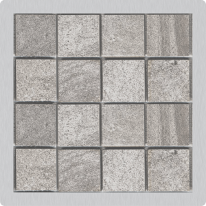 Grid for stainless steel drains 102x102 mm | stainless steel | FOR EMBEDDING TILES