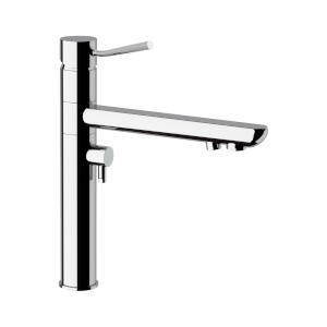 Sink faucet lever with spray jet | chrome