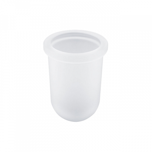 Container for toilet brush glass