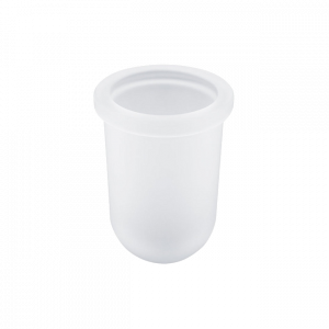 Container for toilet brush glass