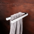 Towel rail Nikau double 376mm | chrome