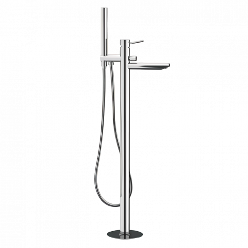 Bath faucet MINIMAL lever mixer, free-standing | chrome gloss