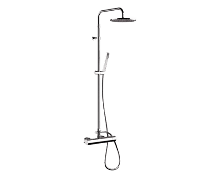 N37 | Lever shower set | white mattte