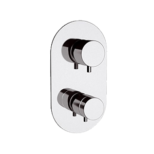 Podomietkový modul MINIMAL THERMO | pákový dvojcestný | termostatický | čierná mat