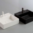 Sinks LIKE | 460 x 460 x 130 mm | vessel sinks | rectangular | White gloss