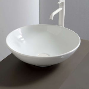 Sinks DIMP 460 x 460 x 150 | vessel sinks | circular | White gloss