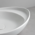 Sinks BEVERLY 560 x 370 x 170 mm | vessel sinks | curved | White gloss