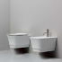 Bidet wall-mounted  IDEA | 500 x 340 x 280 | White gloss