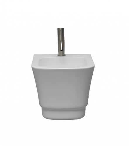 Bidet wall-mounted  IDEA | 500 x 340 x 280 | White gloss