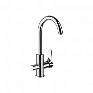 Sink faucet lever with spray jet | chrome