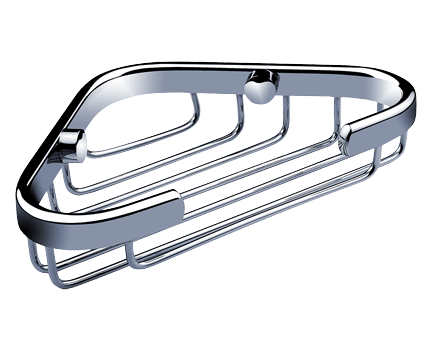 Wire soap dish | chrome