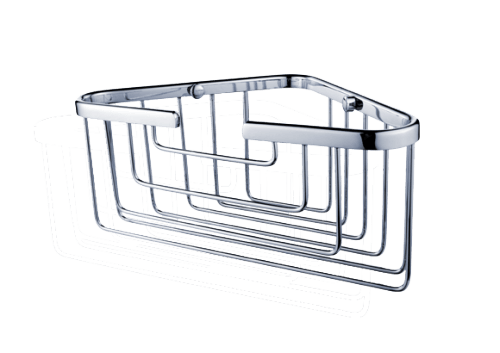 Wire shelf Bond corner high 175 x 175 x 100 mm | chrome