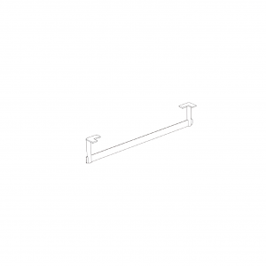 Towel holder T-EDGE | B6R65