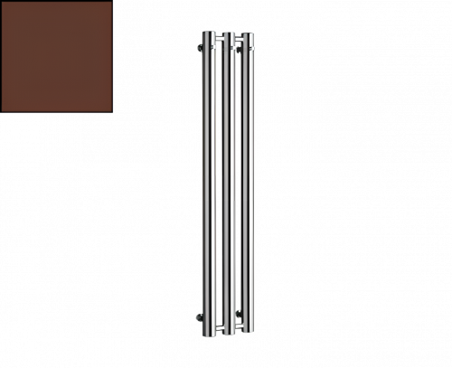 Radiator Rosendal massive | 292x1500 mm | brown structural mat