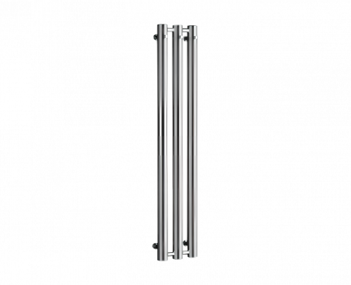 Radiator Rosendal massive | 292x1500 mm | brushed stainless steel