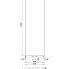 Pegasus radiator | 608x1700 mm | white structural mat