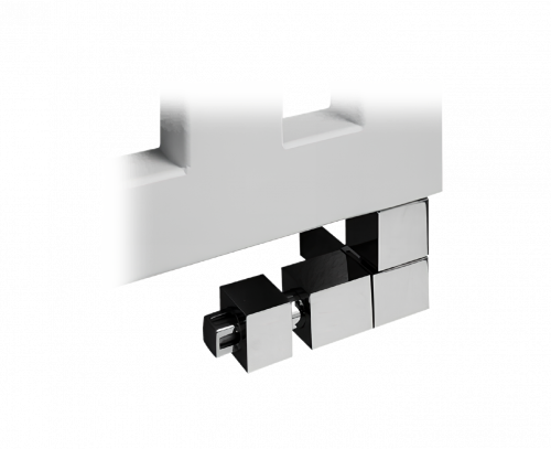 Ventil CUBE levé + termostatická hlavice chrom