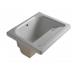 Kitchen sink PIAVE | 610 x 530 x 410 | white