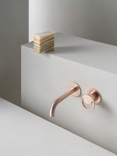 External part | Washbasin faucet Smile | 175 | hidden | cut rose gold