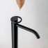 External part | Washbasin faucet Smile | lever | solitary | black mat