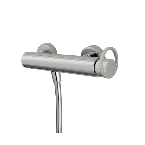 Shower lever faucet Smile | brushed black chrome